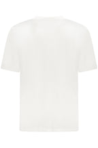 US GRAND Herren-T-Shirt mit kurzen Ärmeln, weiß