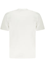 US GRAND Herren-T-Shirt mit kurzen Ärmeln, weiß