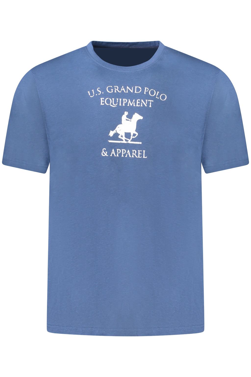US GRAND Herren-T-Shirt mit kurzen Ärmeln, blau