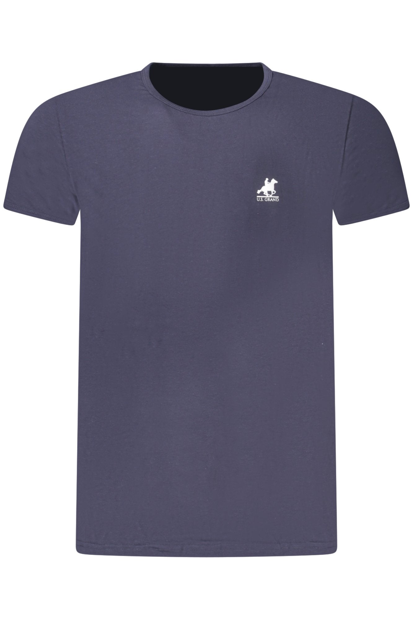 US GRAND Herren-T-Shirt mit kurzen Ärmeln, blau
