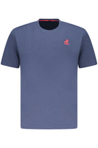 US GRAND Herren-T-Shirt mit kurzen Ärmeln, blau