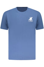 US GRAND Herren-T-Shirt mit kurzen Ärmeln, blau