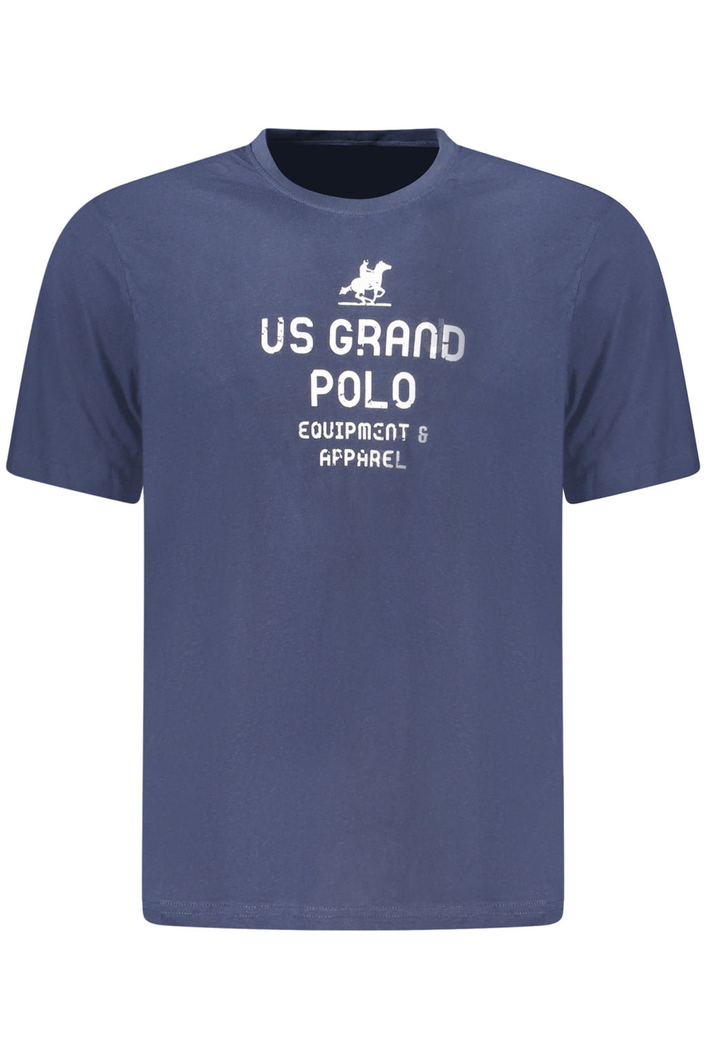 US GRAND Herren-T-Shirt mit kurzen Ärmeln, blau