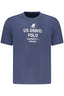 US GRAND Herren-T-Shirt mit kurzen Ärmeln, blau