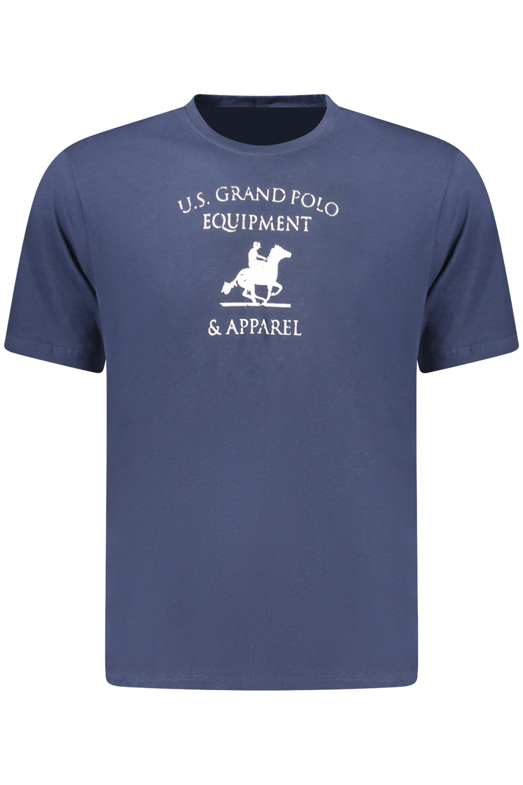 US GRAND Herren-T-Shirt mit kurzen Ärmeln, blau