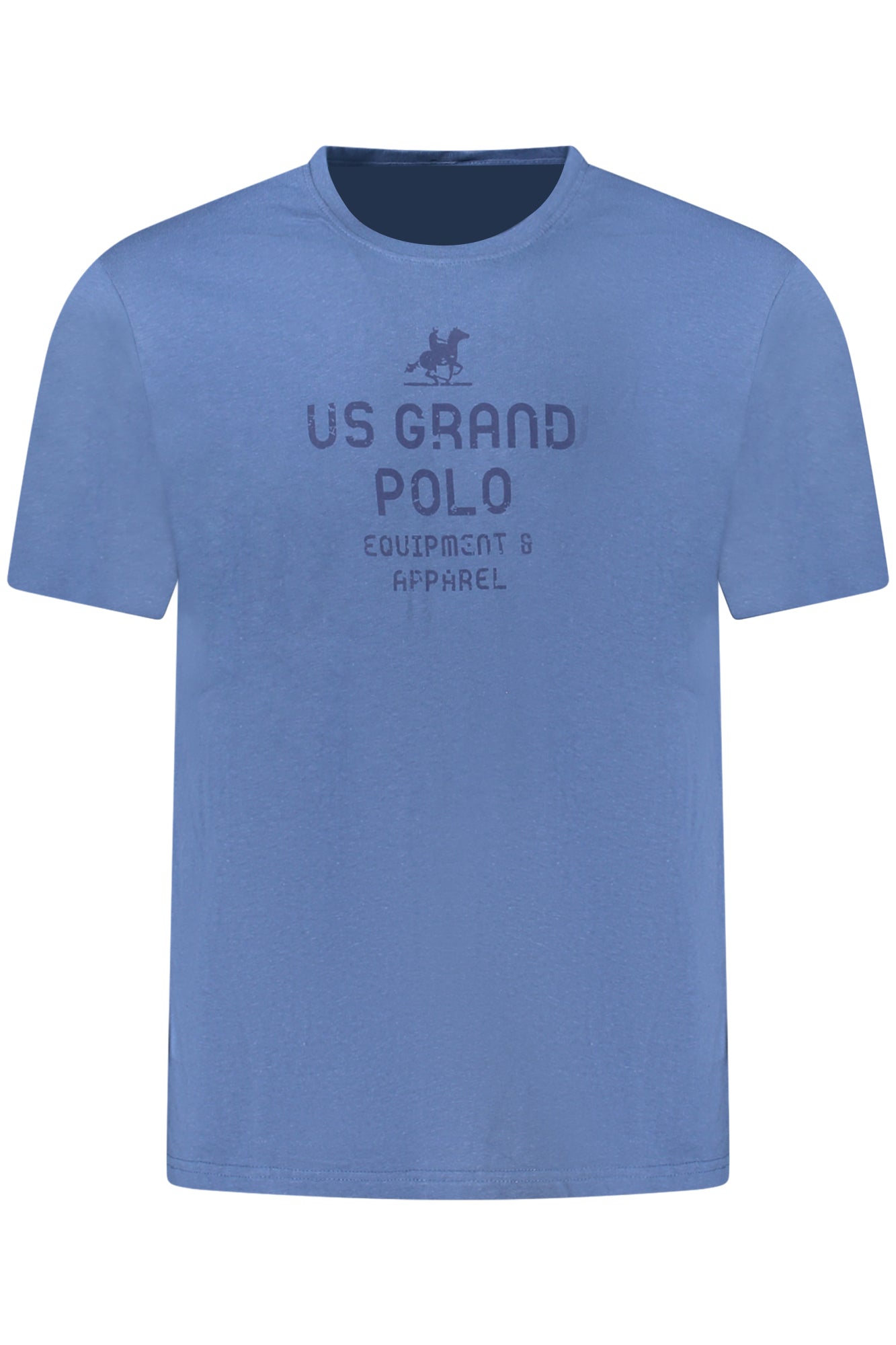 U.S. GRAND T-Shirt Herren – Kurzarm aus 100% Baumwolle | soulluna.de Blau