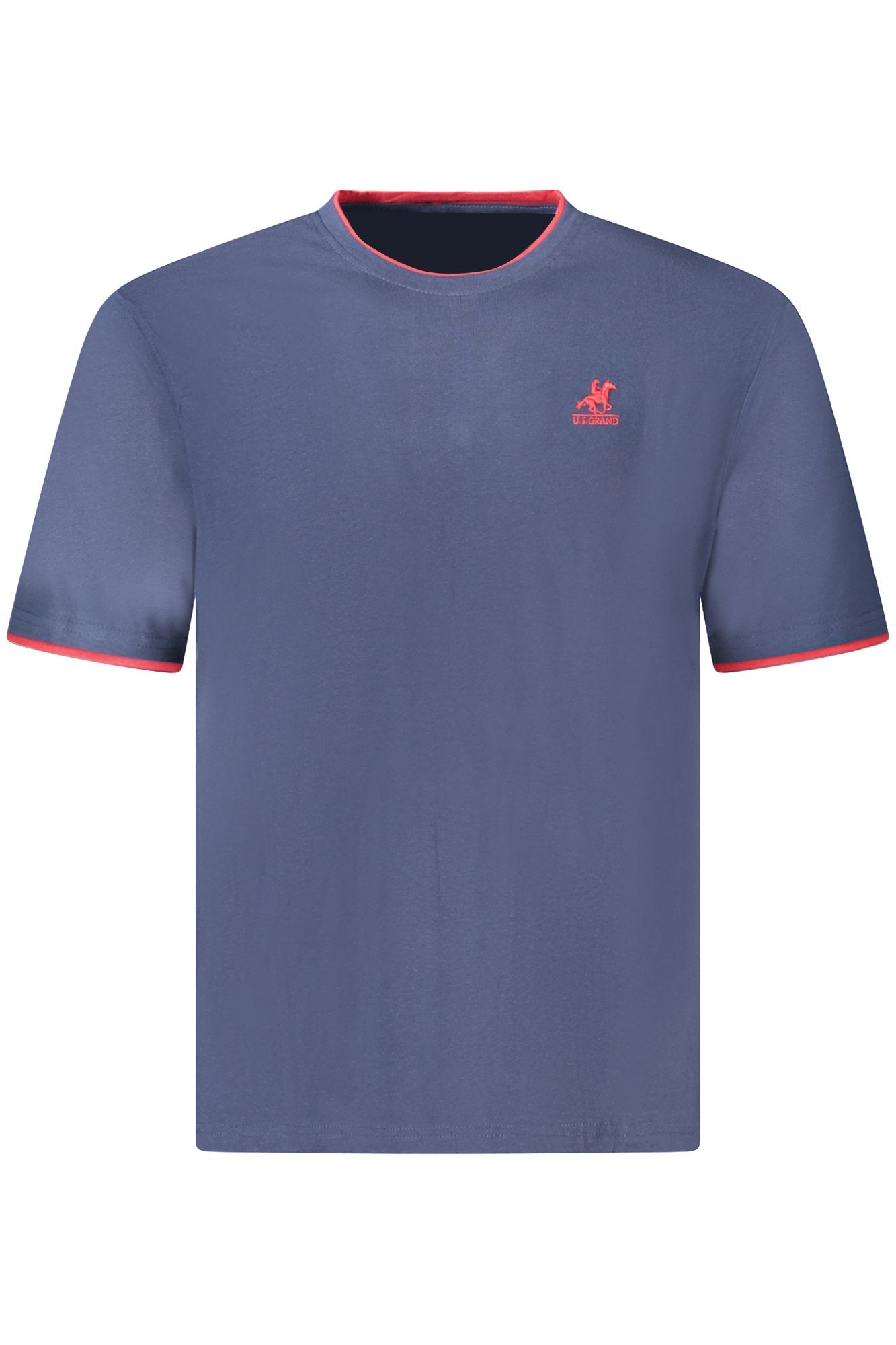 US GRAND Herren-T-Shirt mit kurzen Ärmeln, blau Hauptbild