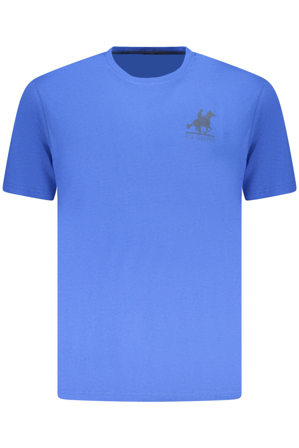US GRAND Herren-T-Shirt mit kurzen Ärmeln, blau