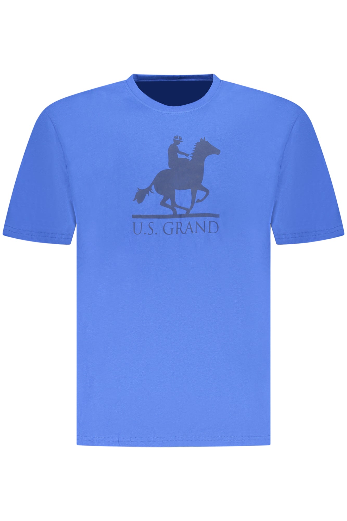 US GRAND Herren-T-Shirt mit kurzen Ärmeln, blau Hauptbild
