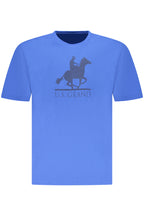 US GRAND Herren-T-Shirt mit kurzen Ärmeln, blau