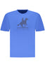 US GRAND Herren-T-Shirt mit kurzen Ärmeln, blau