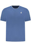 US GRAND Herren-T-Shirt mit kurzen Ärmeln, blau