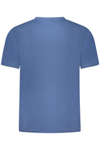 US GRAND Herren-T-Shirt mit kurzen Ärmeln, blau