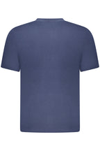 US GRAND Herren-T-Shirt mit kurzen Ärmeln, blau