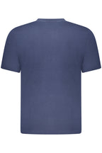 US GRAND Herren-T-Shirt mit kurzen Ärmeln, blau