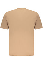 US GRAND Herren-T-Shirt mit kurzen Ärmeln, braun