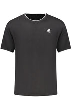 US GRAND Herren-T-Shirt, schwarz, kurzärmelig