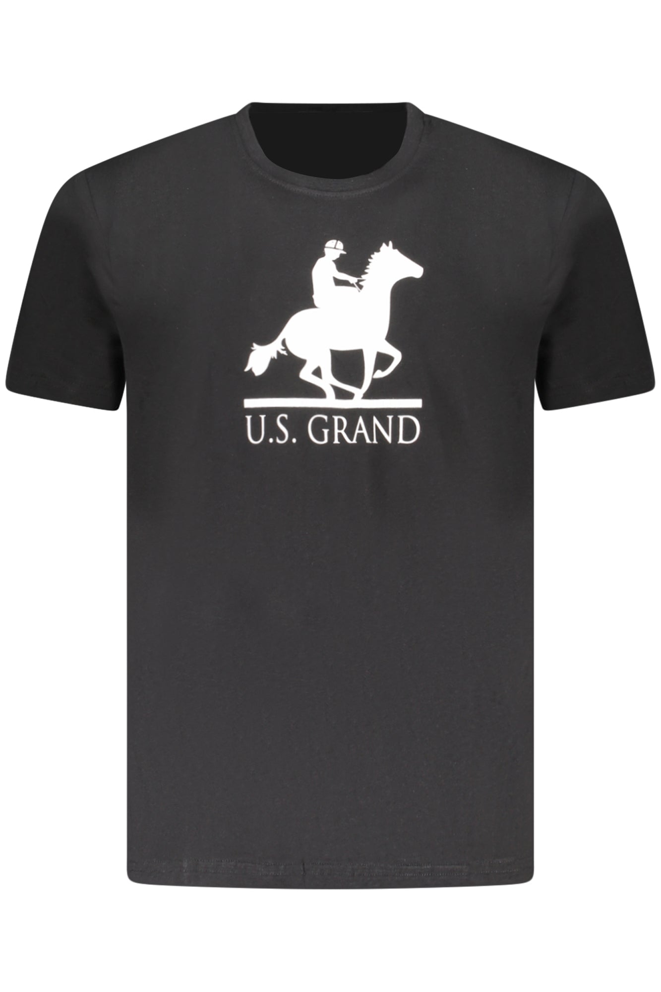 US GRAND Herren-T-Shirt, schwarz, kurzärmelig Hauptbild