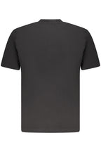 US GRAND Herren-T-Shirt, schwarz, kurzärmelig