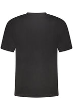 US GRAND Herren-T-Shirt, schwarz, kurzärmelig