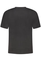 US GRAND Herren-T-Shirt, schwarz, kurzärmelig