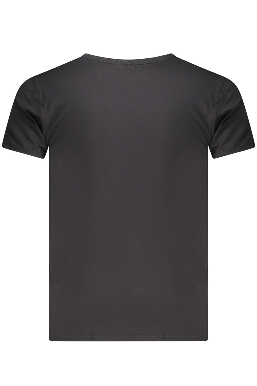 US GRAND Herren-T-Shirt, schwarz, kurzärmelig