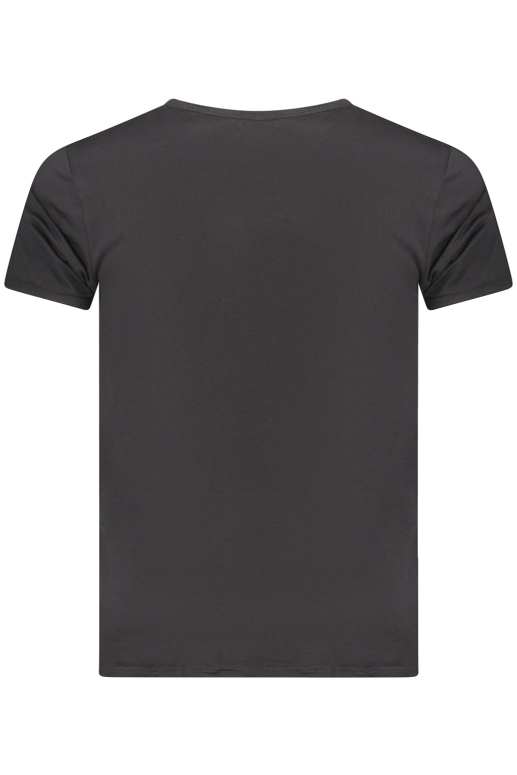 US GRAND Herren-T-Shirt, schwarz, kurzärmelig