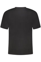 US GRAND Herren-T-Shirt, schwarz, kurzärmelig