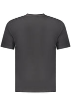 US GRAND Herren-T-Shirt, schwarz, kurzärmelig