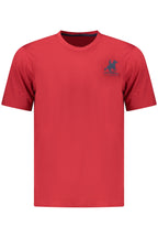 US GRAND Herren-T-Shirt mit kurzen Ärmeln, rot