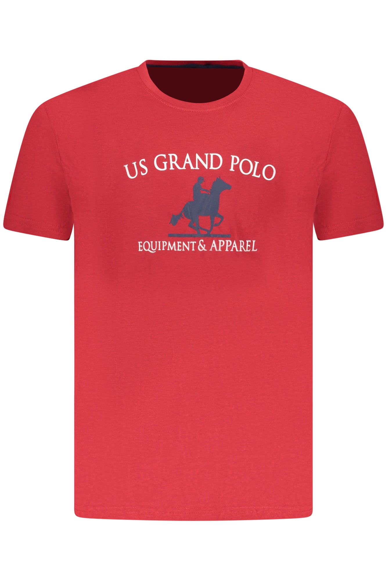 US GRAND Herren-T-Shirt mit kurzen Ärmeln, rot Hauptbild
