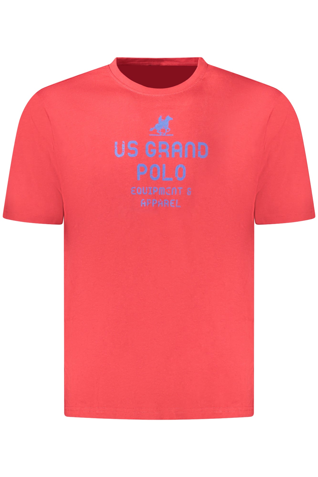 U.S. GRAND T-Shirt Herren – Kurzarm aus 100% Baumwolle | soulluna.de Rot