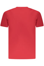 US GRAND Herren-T-Shirt mit kurzen Ärmeln, rot