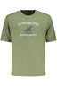 US GRAND Herren-T-Shirt mit kurzen Ärmeln, grün
