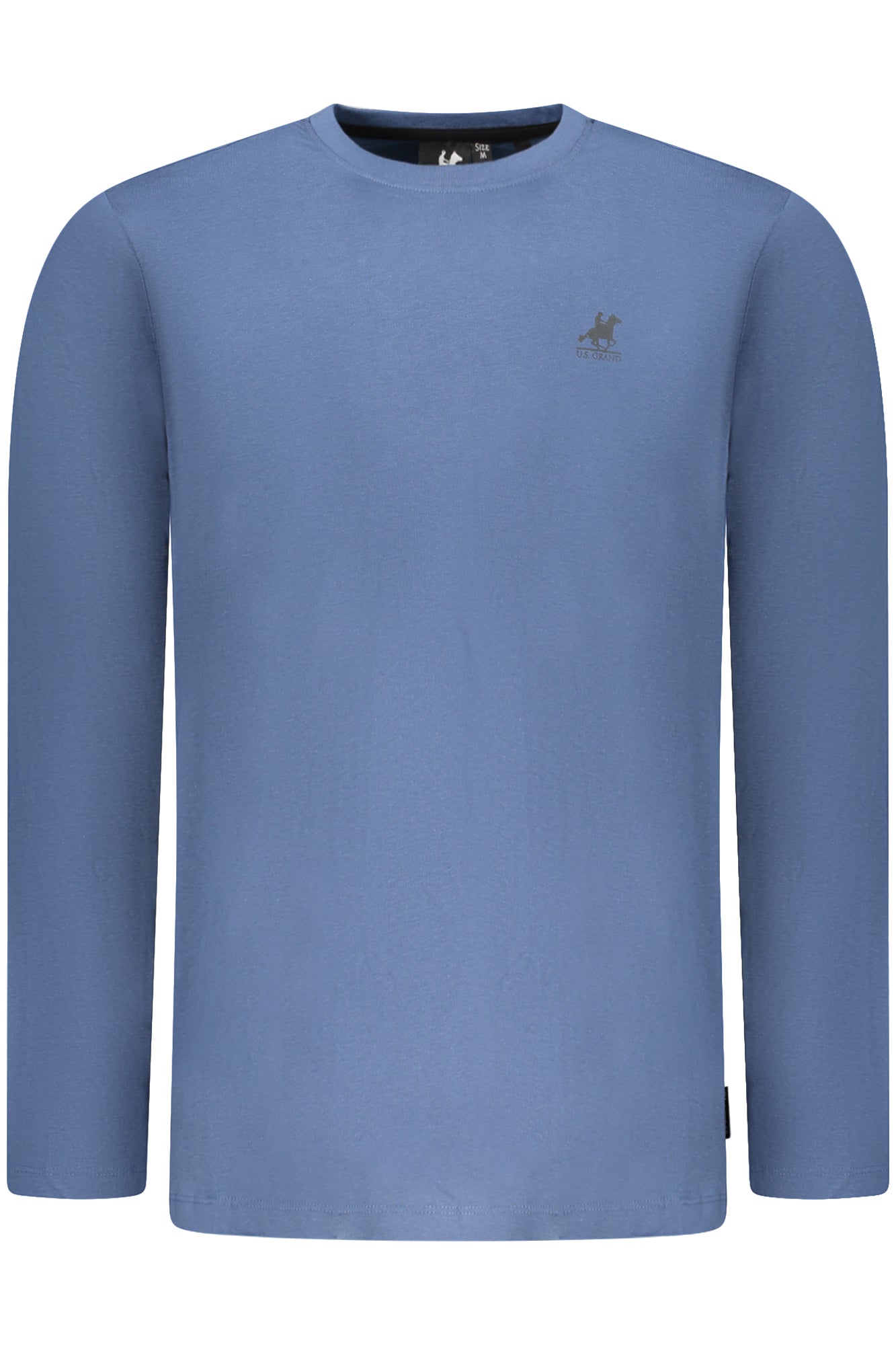 US GRAND Herren Langarm-T-Shirt Blau
