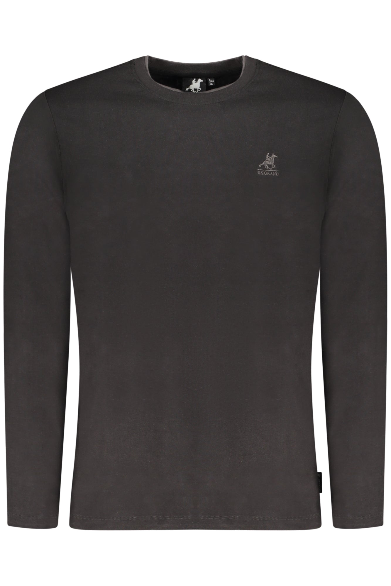 US GRAND Herren Langarm-T-Shirt, schwarz Hauptbild