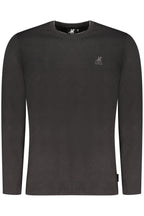 US GRAND Herren Langarm-T-Shirt, schwarz