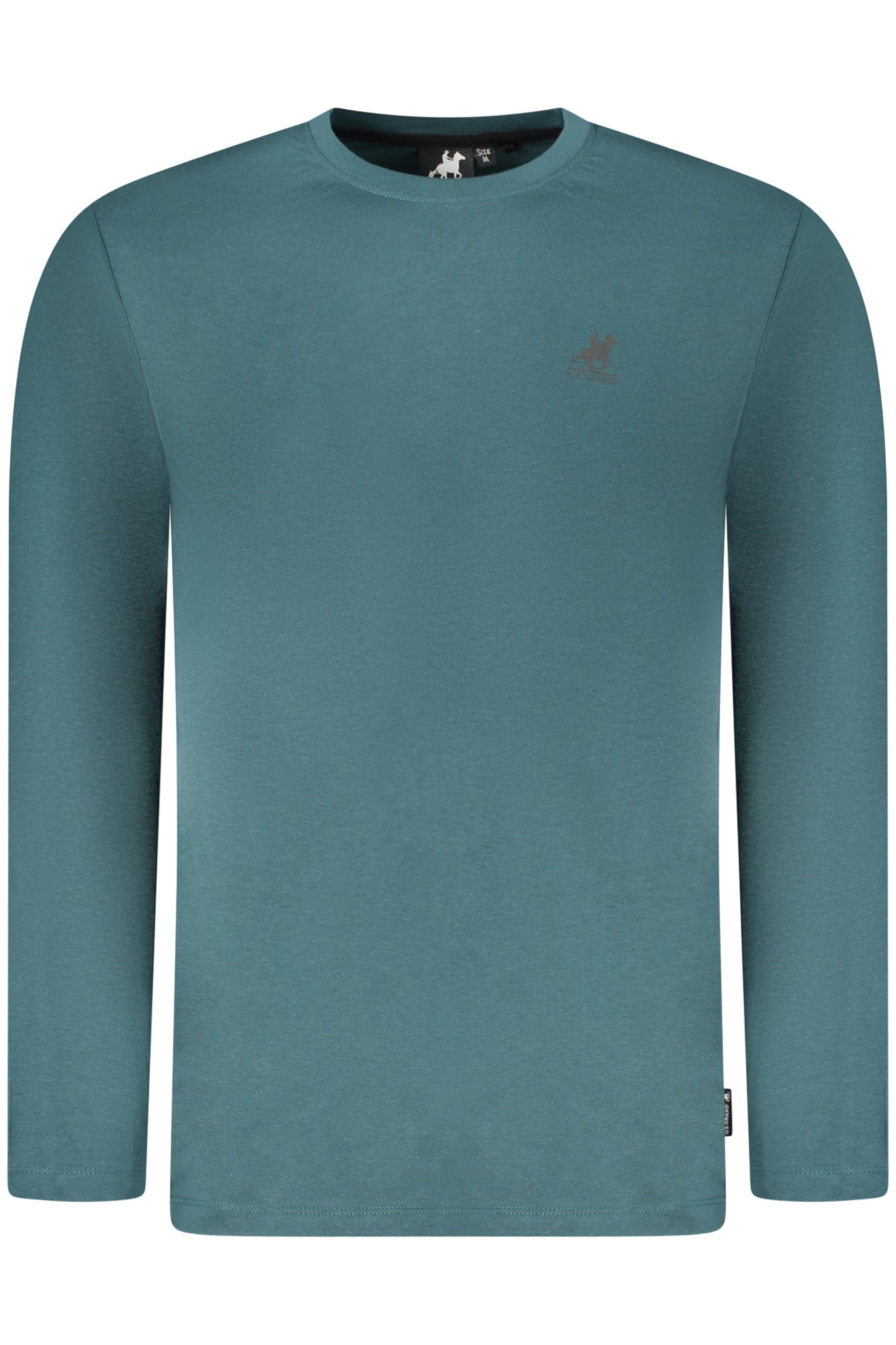 U.S. GRAND Herren Langarm-T-Shirt grün – 100% Baumwolle für Herbst/Winter Zweitbild