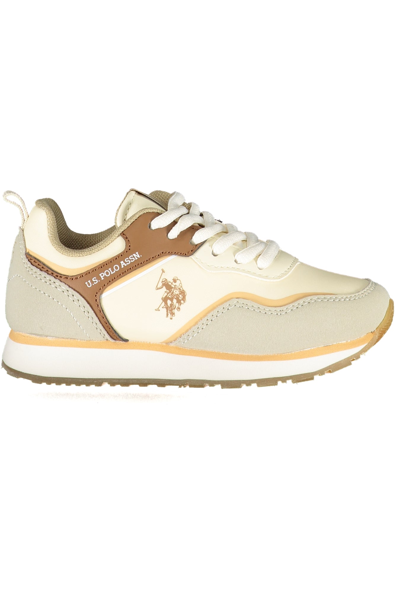 U.S. POLO ASSN. Grüne Sportschuhe für Jungen – Sneaker für Herbst/Winter Beige