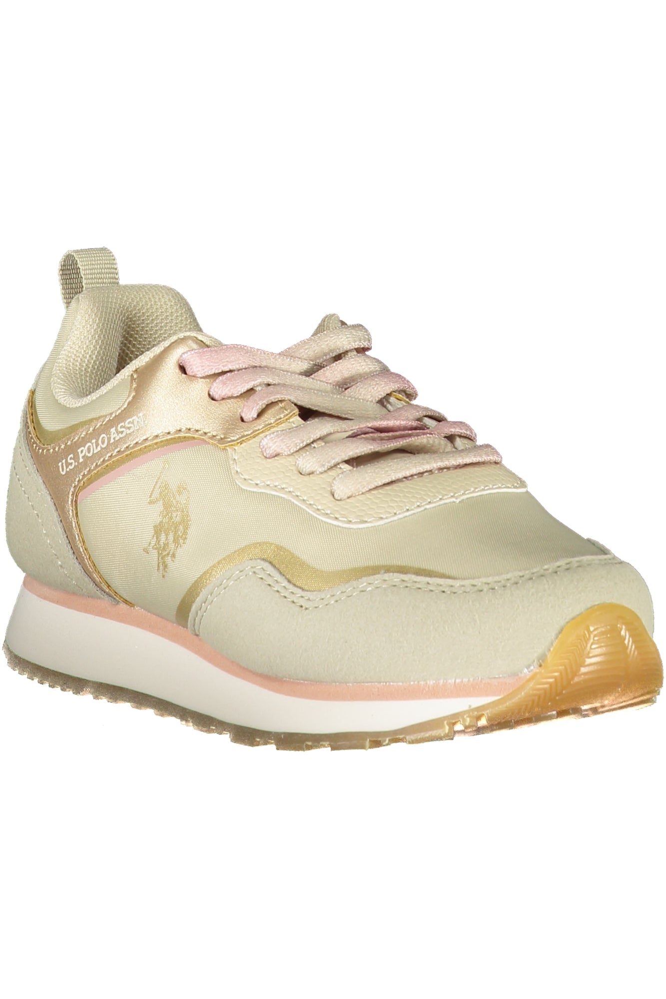 US POLO ASSN. BEIGE KINDER-SPORTSCHUHE