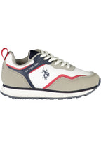 US POLO ASSN. WEISSE KINDER-SPORTSCHUHE