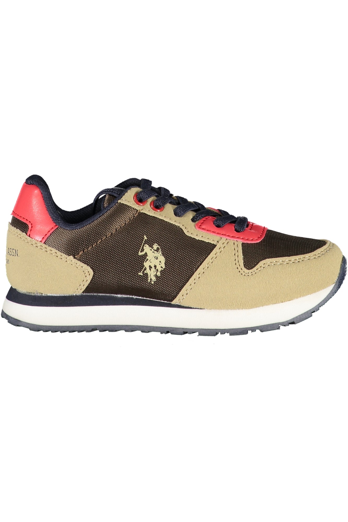 U.S. POLO ASSN. Kinder Sneaker – Sportschuhe mit, sportlich Braun