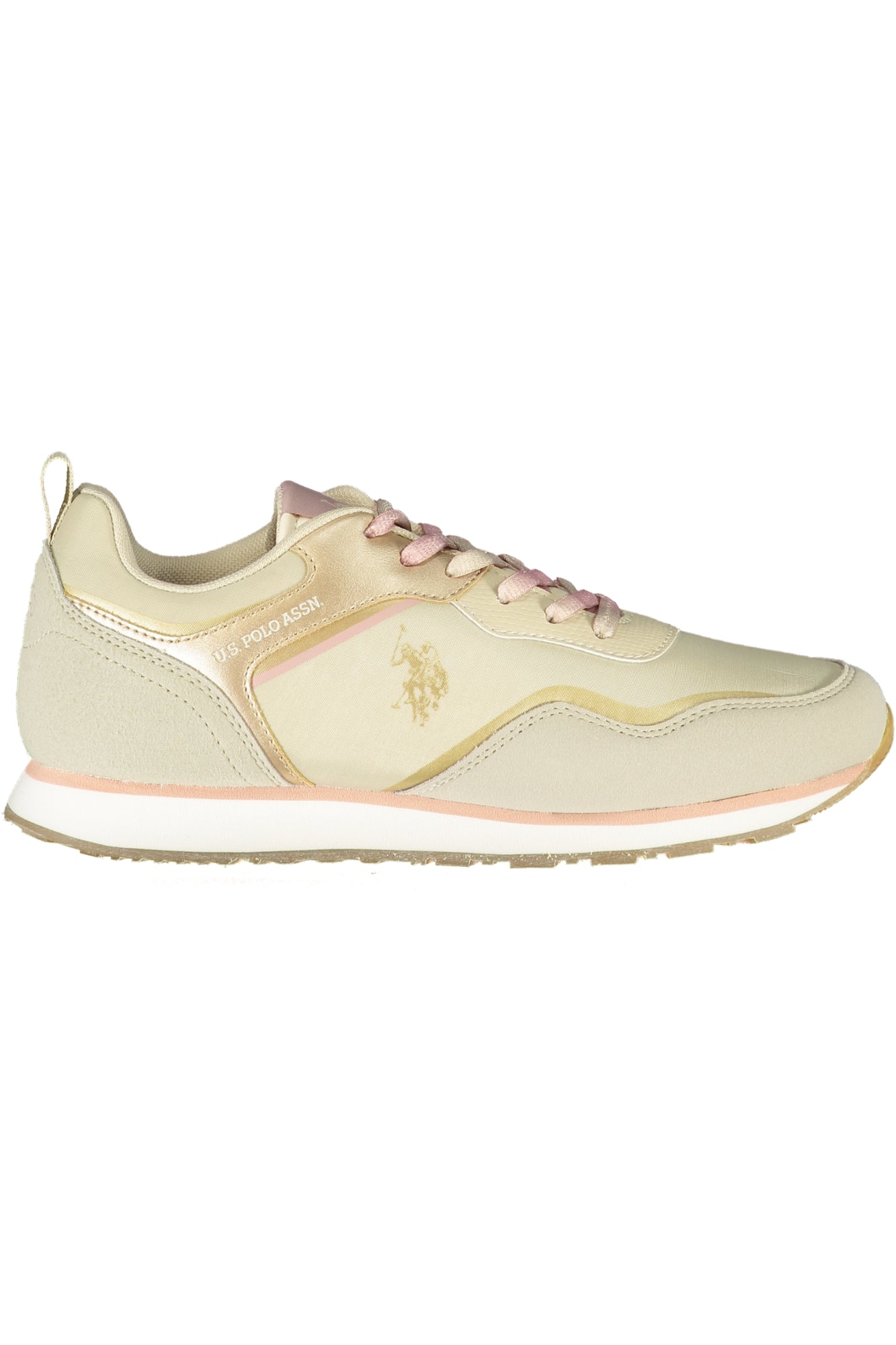 US POLO ASSN. Pink Women's Sneakers – Sporty Casual Shoes with Contrasting Details Secondary image