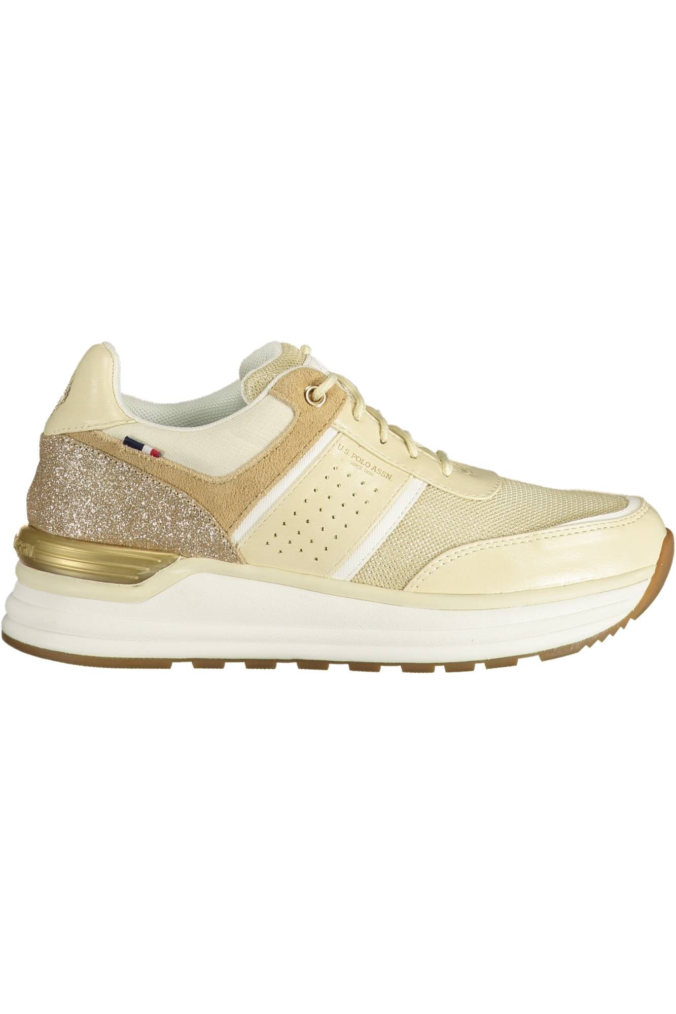 US POLO ASSN. Women's White Sports Shoes – Sneakers for Spring/Summer Secondary image