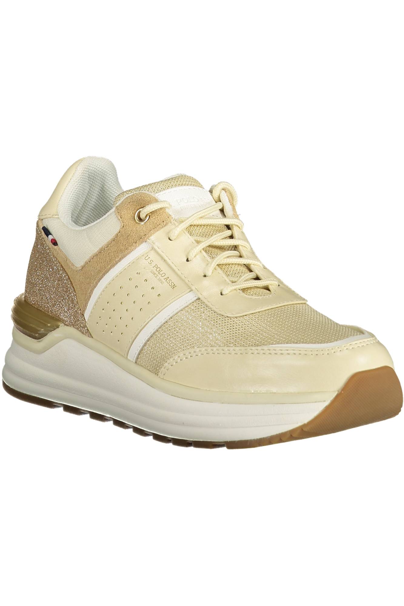 U.S. POLO ASSN. Sportschuhe Damen Weiß – Sneaker für Frühjahr/Sommer Beige