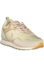 US POLO ASSN. BEIGE SPORTSCHUHE FÜR DAMEN