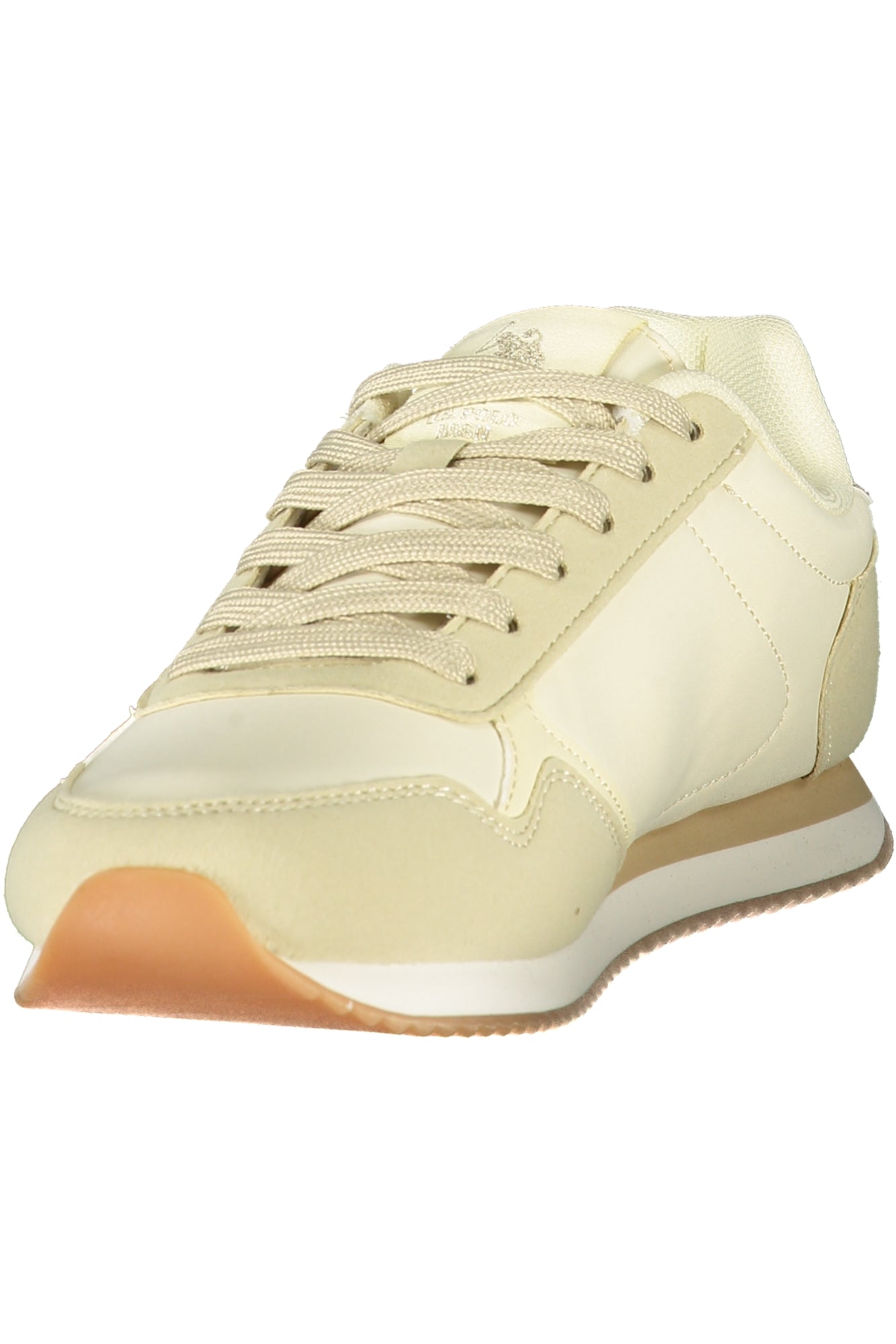 U.S. POLO ASSN. Damen Sneaker – Sportschuh mit Schnürsenkeln Beige