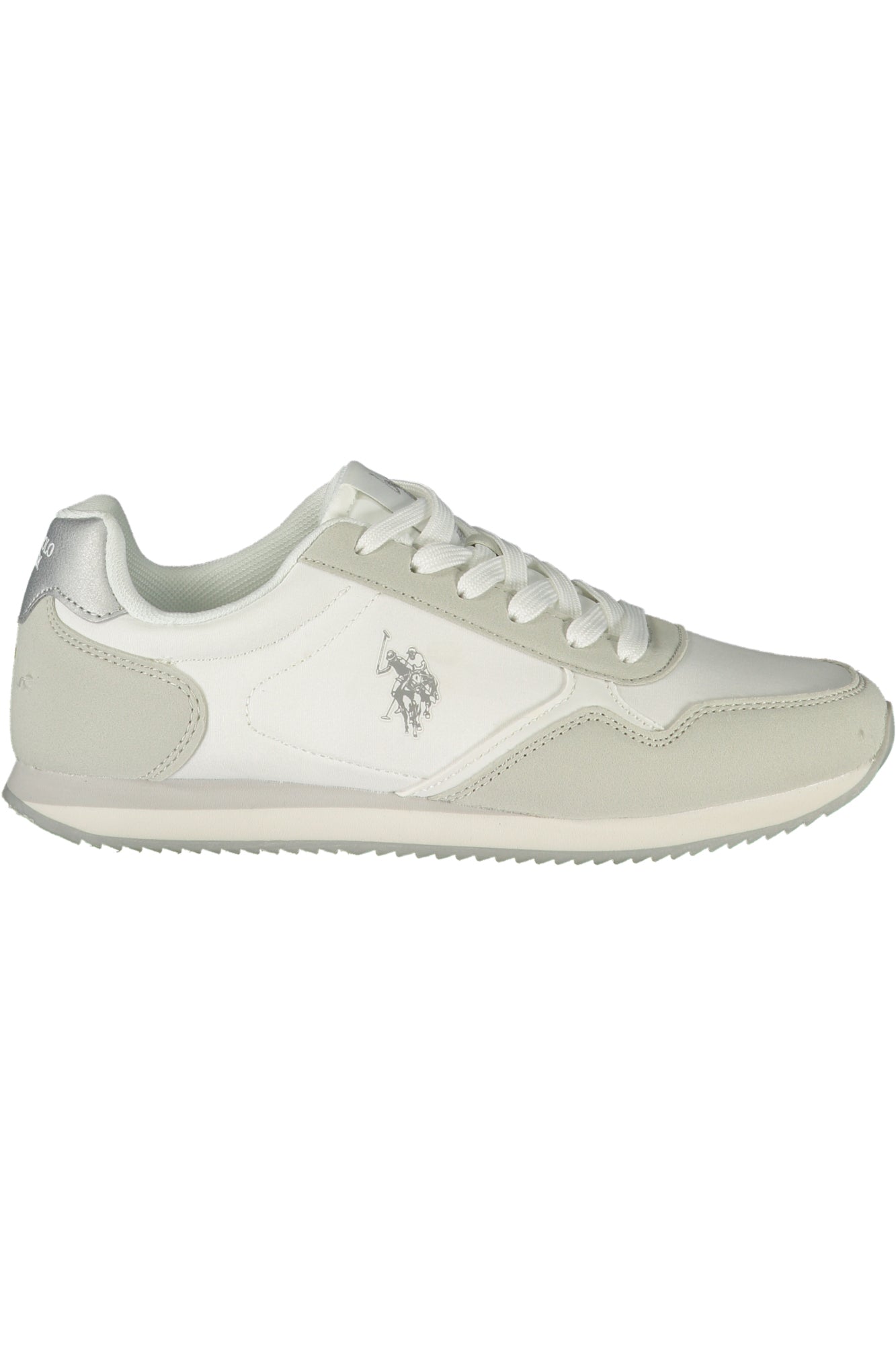 U.S. POLO ASSN. Damen Sneaker – Sportschuh mit Schnürsenkeln Weiß