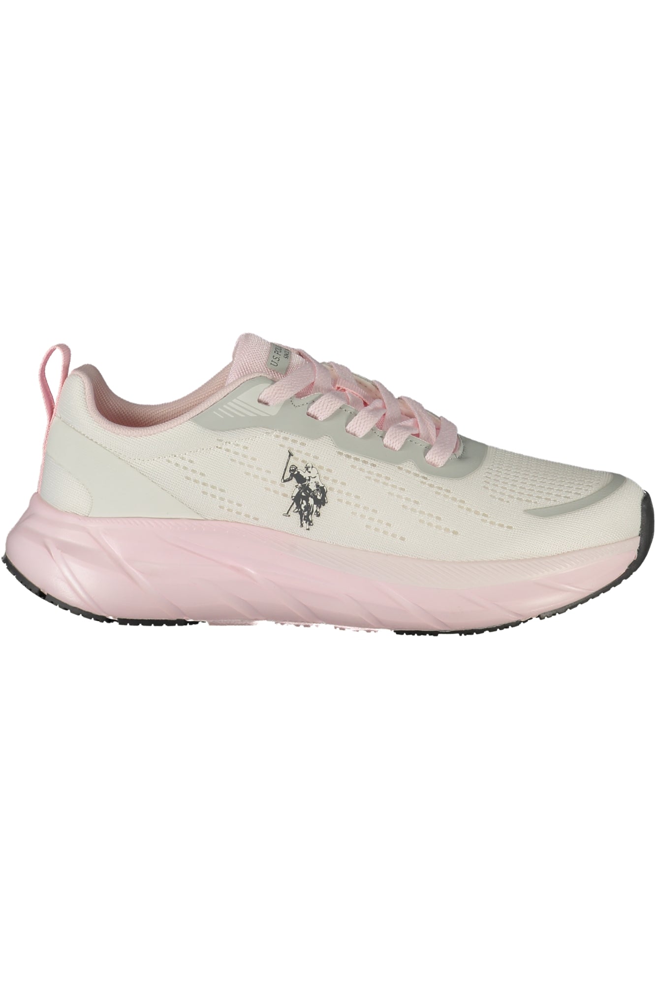 U.S. POLO ASSN. Damen Sneaker – Sportschuh mit Schnürsenkeln Weiß