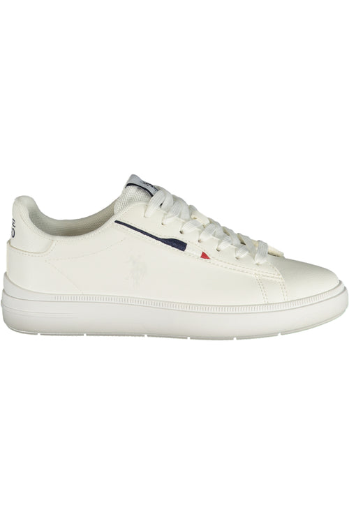 U.S. POLO ASSN. Damen Sneaker – Sportschuh mit Schnürsenkeln Weiß